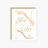 mrs & mrs wedding card