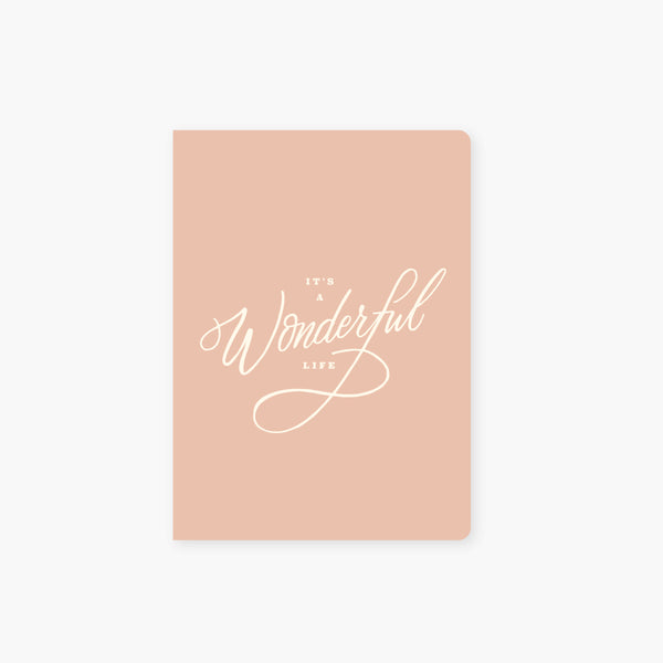 it's a wonderful life pocket journal