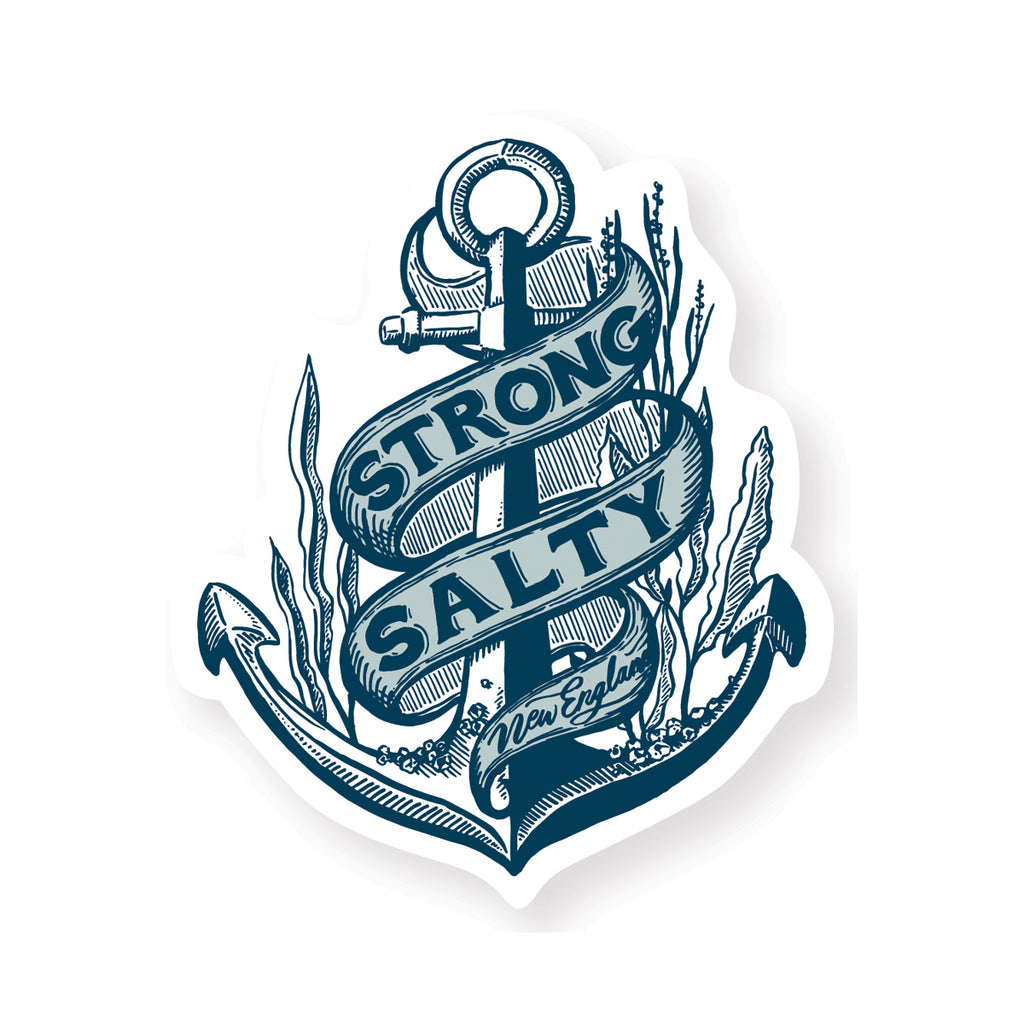 Strong & Salty Anchor Sticker