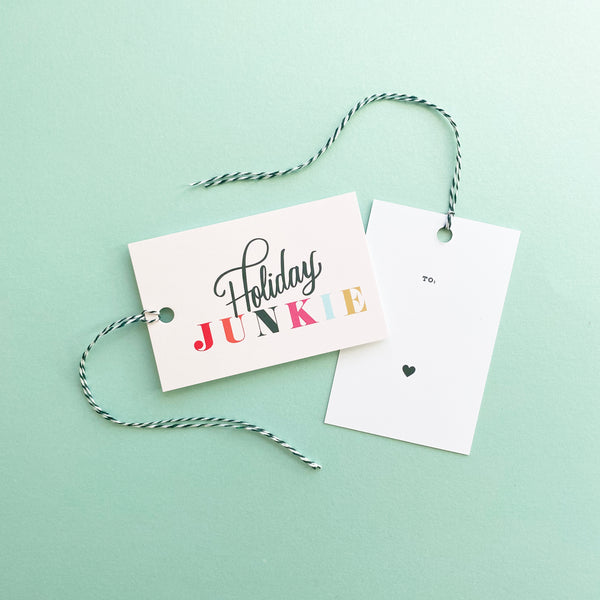 2021 Co. x Holiday Junkie ~ holiday junkie gift tag set